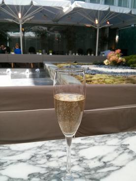 Sanderson hotel courtyard