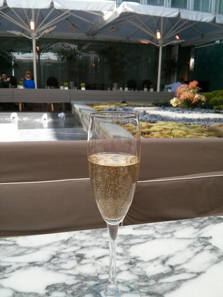 Sanderson hotel courtyard